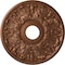 Ekena Millwork Apollo Ceiling Medallion (Canopies up to 5 5/8"), 16 1/2"OD x 3 5/8"ID x 1 1/8"P, Polished Copper CM16APPOS - alternate 1